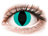 Crazy Lens - Cat Eye Aqua - Endags Icke-dioptrisk Crazy Lens - Cat Eye Aqua - Endags Icke-dioptrisk