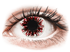 Crazy Lens - Harlequin Black - Endags Dioptrisk Crazy Lens - Harlequin Black - Endags Dioptrisk