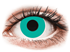 Crazy Lens - Solid Turquoise - Endags Dioptrisk