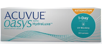 Acuvue Oasys 1-day For Astigmatism With Hydralux Acuvue Oasys 1-day For Astigmatism With Hydralux